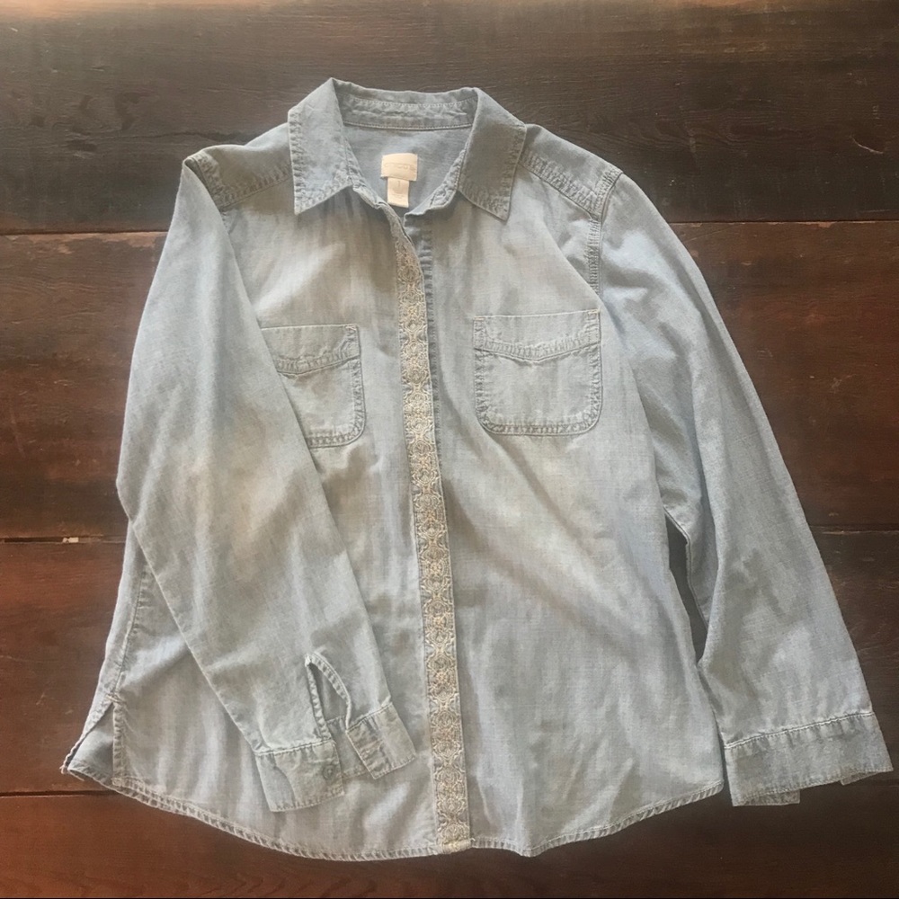 Chambray Button Up